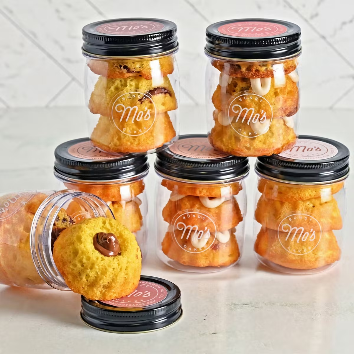 Mini Bundt Cake Jars - Choose Your Own 6 Pack