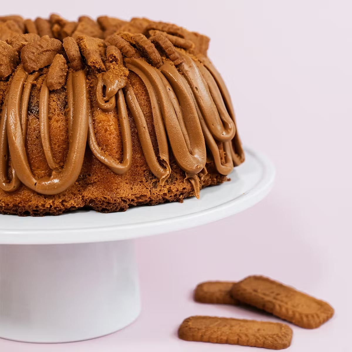"Dad's Favorite" Biscoff Cookie Butter Bundt Cake