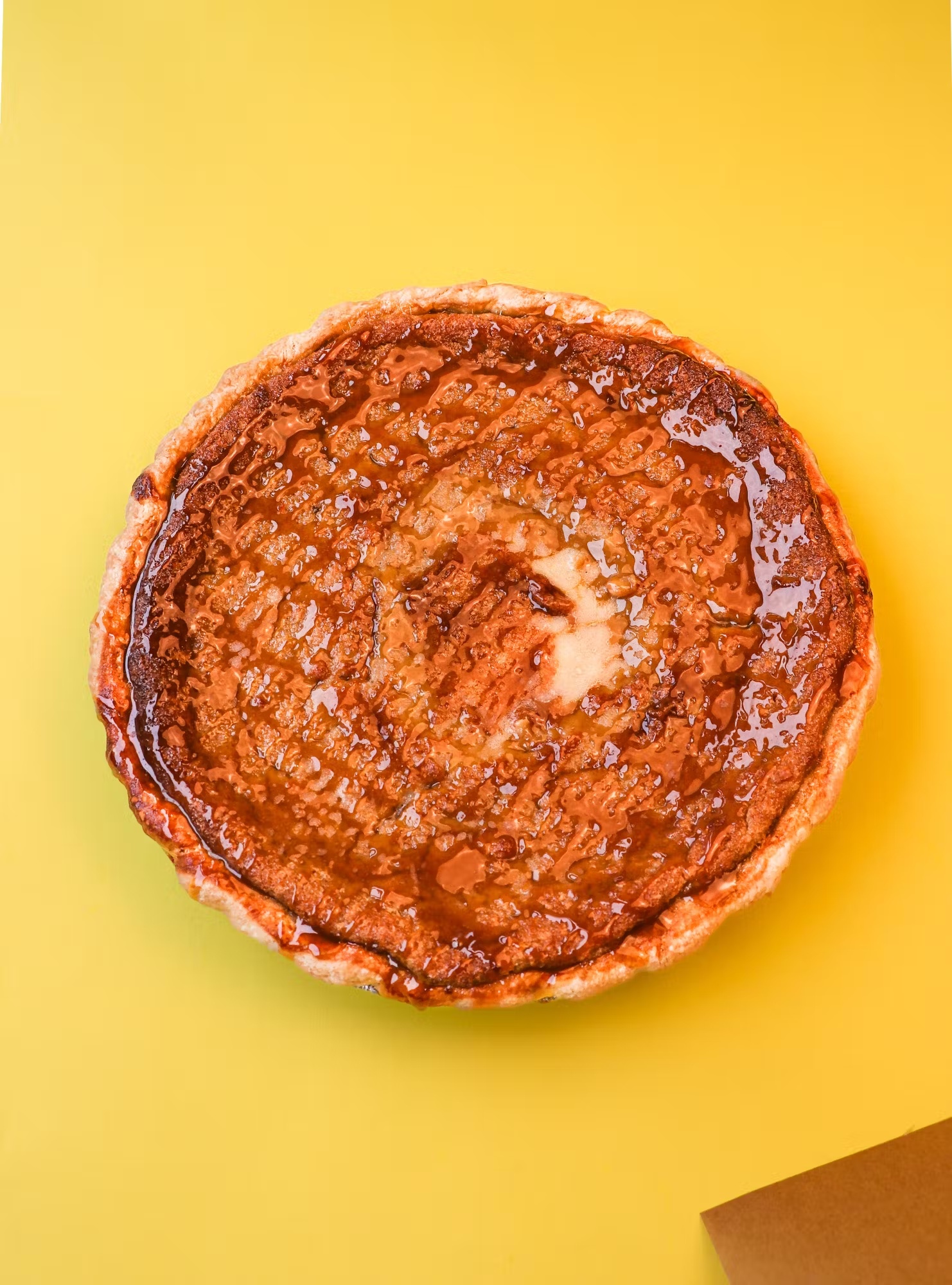 Salted Caramel Chess Pie