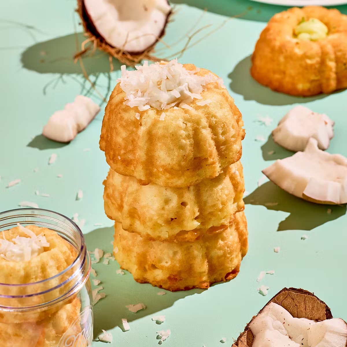 Tropical Mini Bundt Cake Jars Gift Box