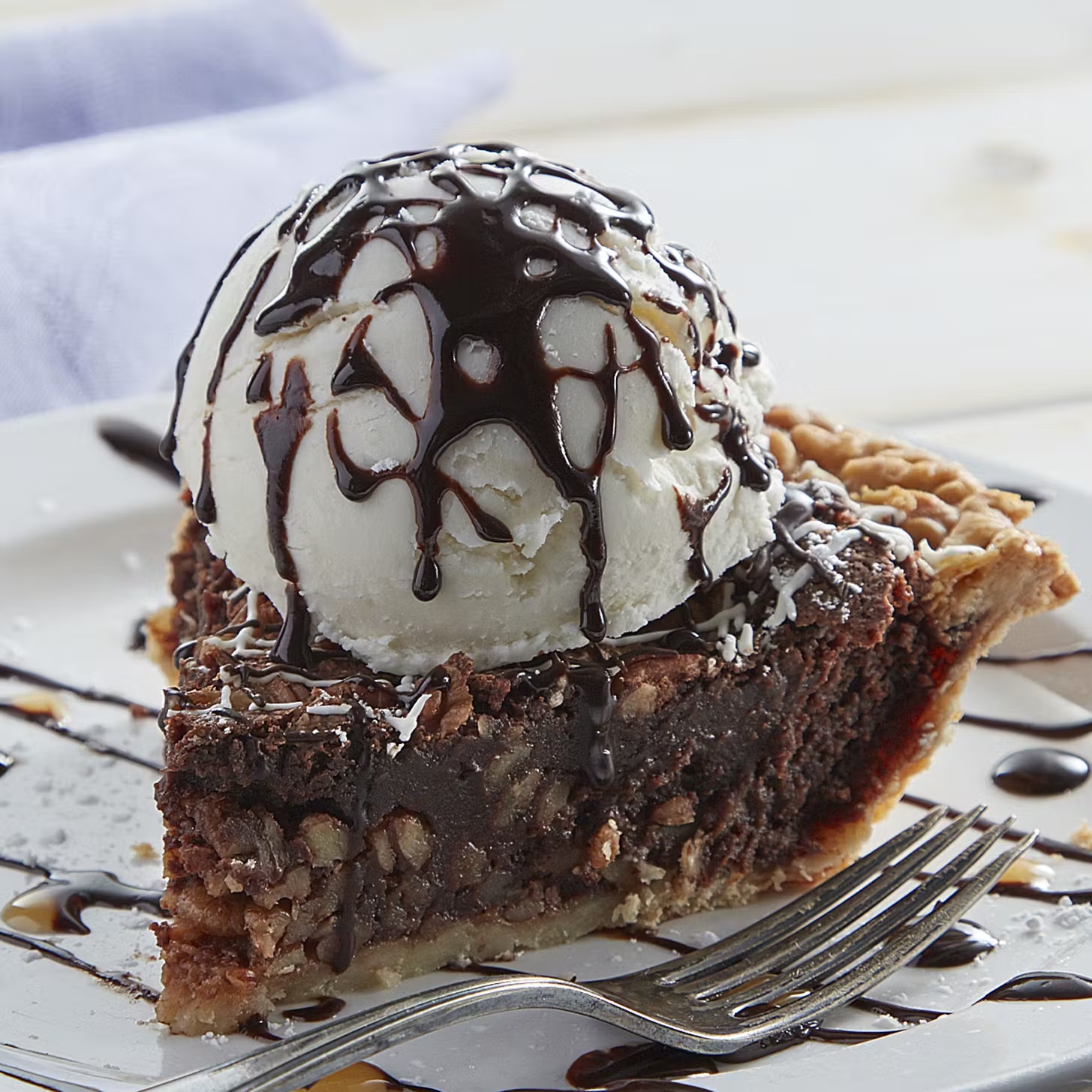Fudge Pecan Pie