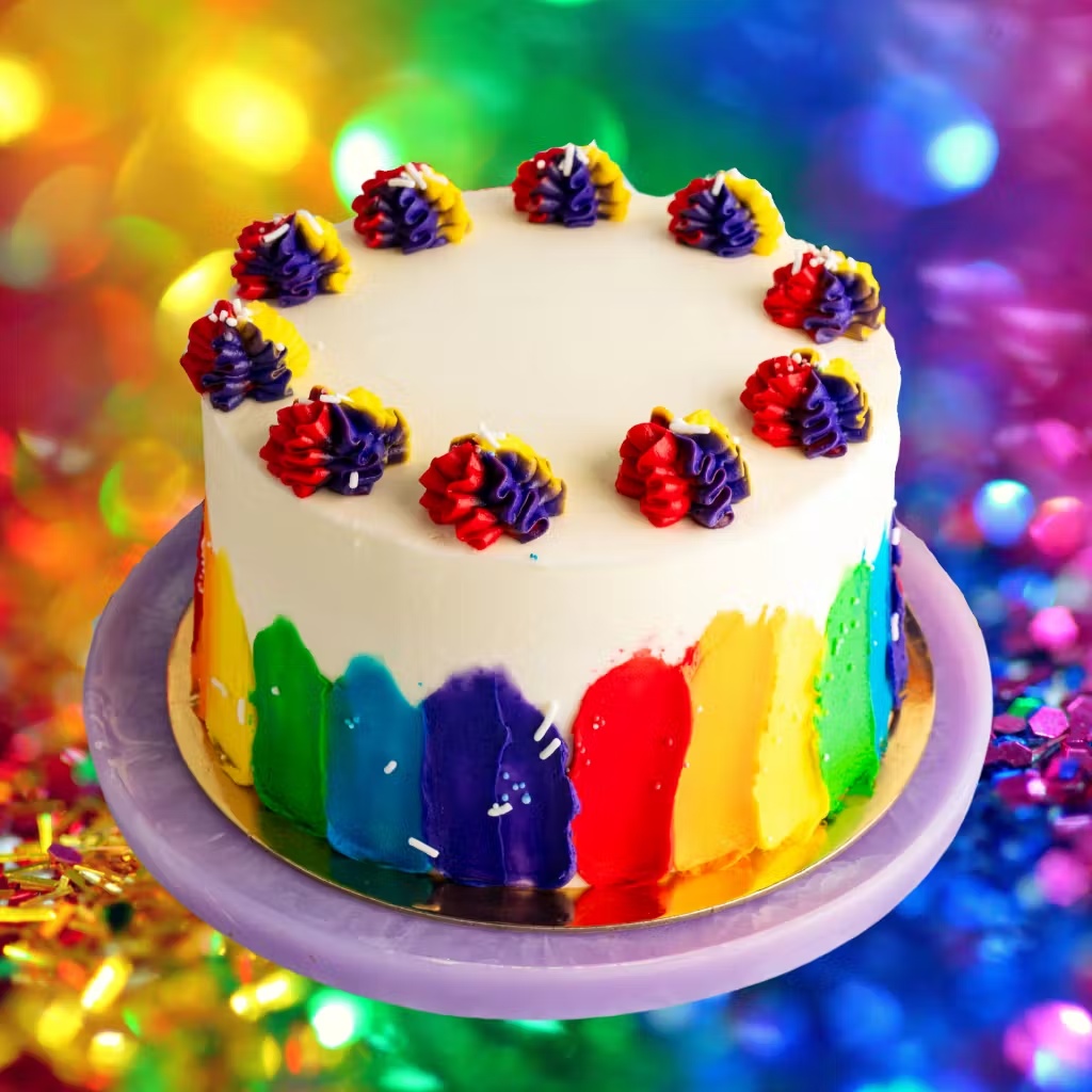 Pride Rainbow Cake