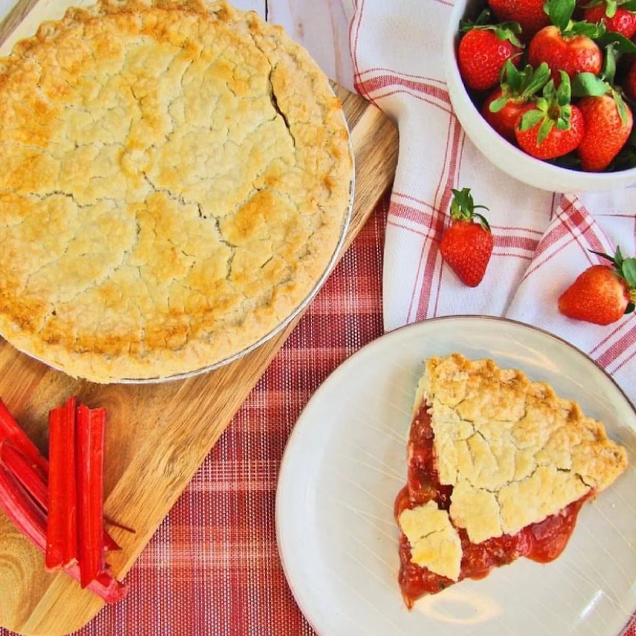Strawberry Rhubarb Pie