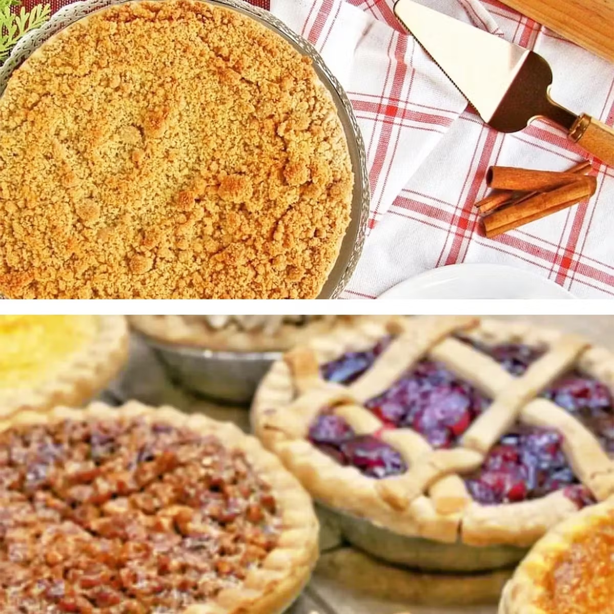Whole Pie + 4 Mini Pies Combo