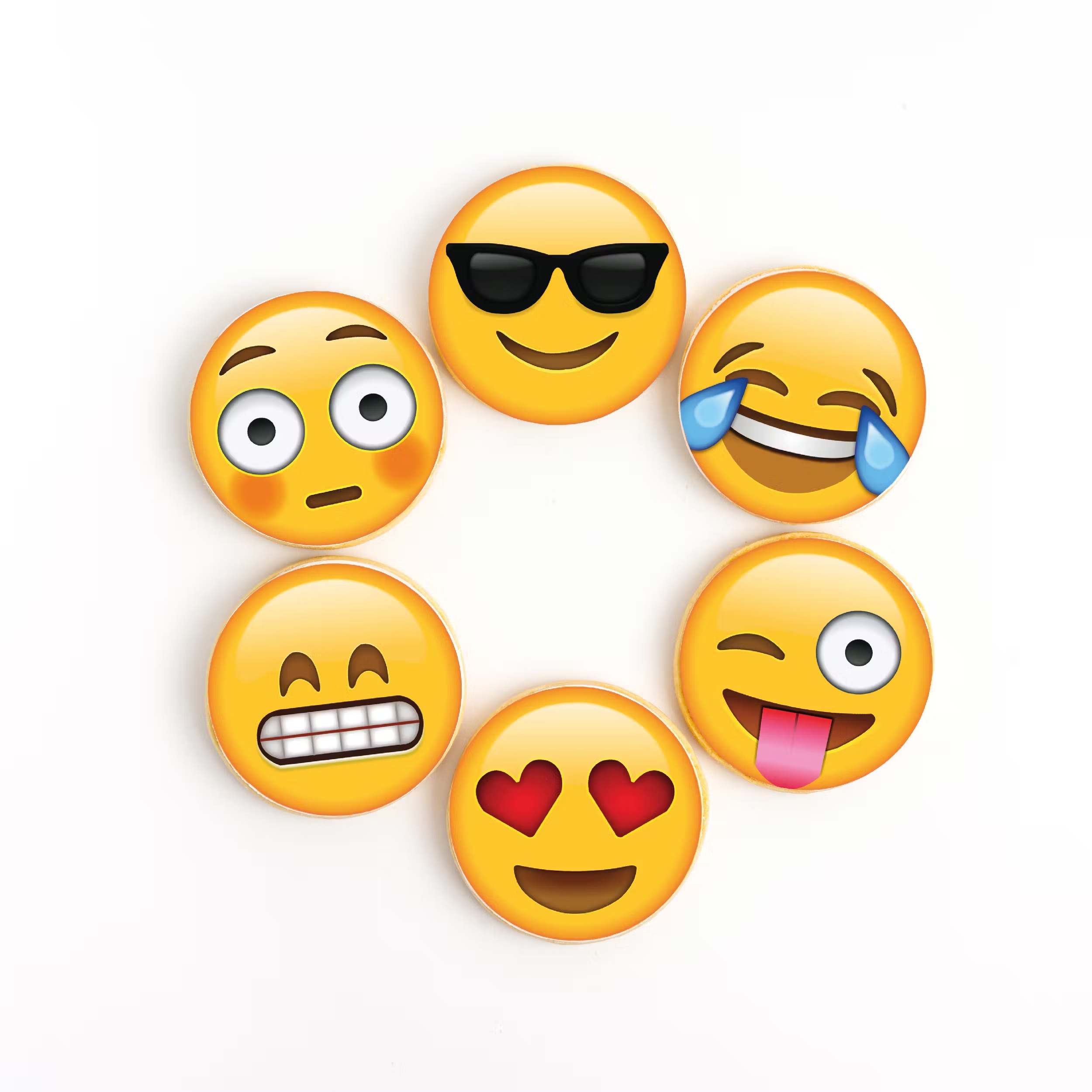 Emoji Shortbread Cookies