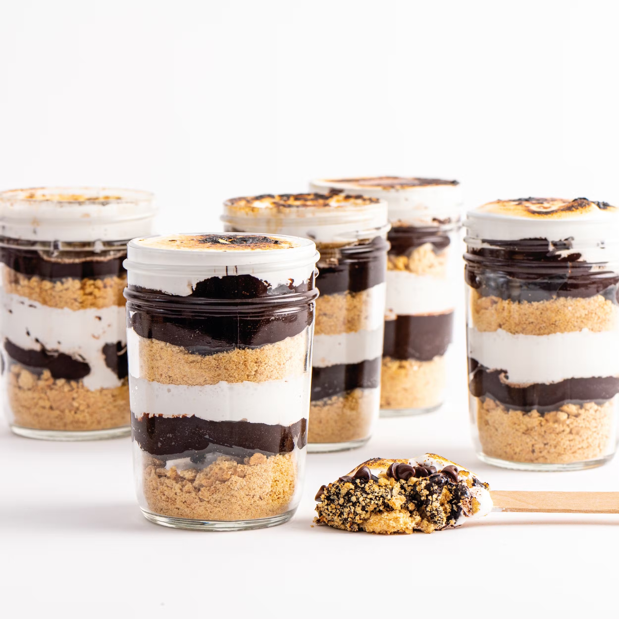 S'mores Cake Jars