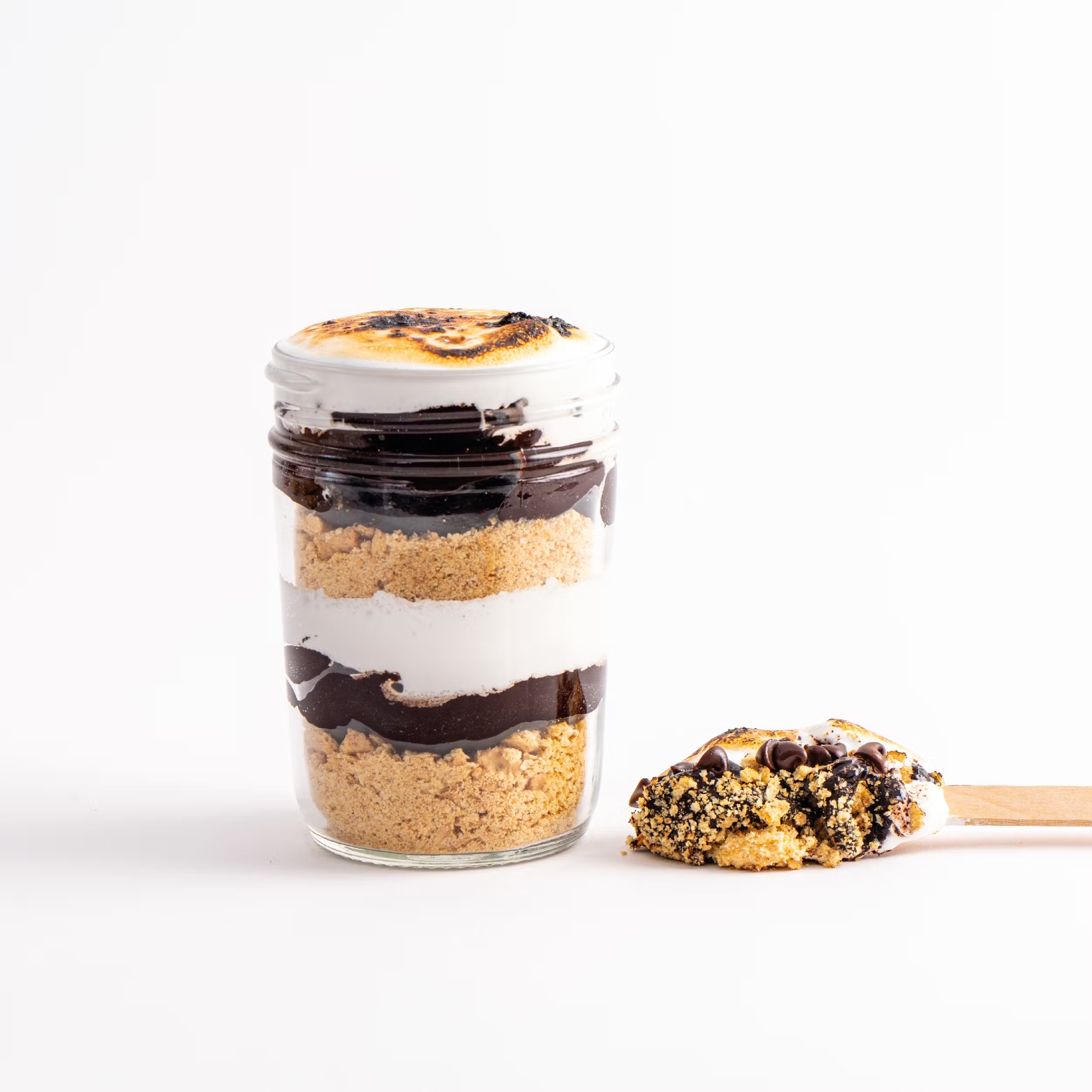 S'mores Cake Jars