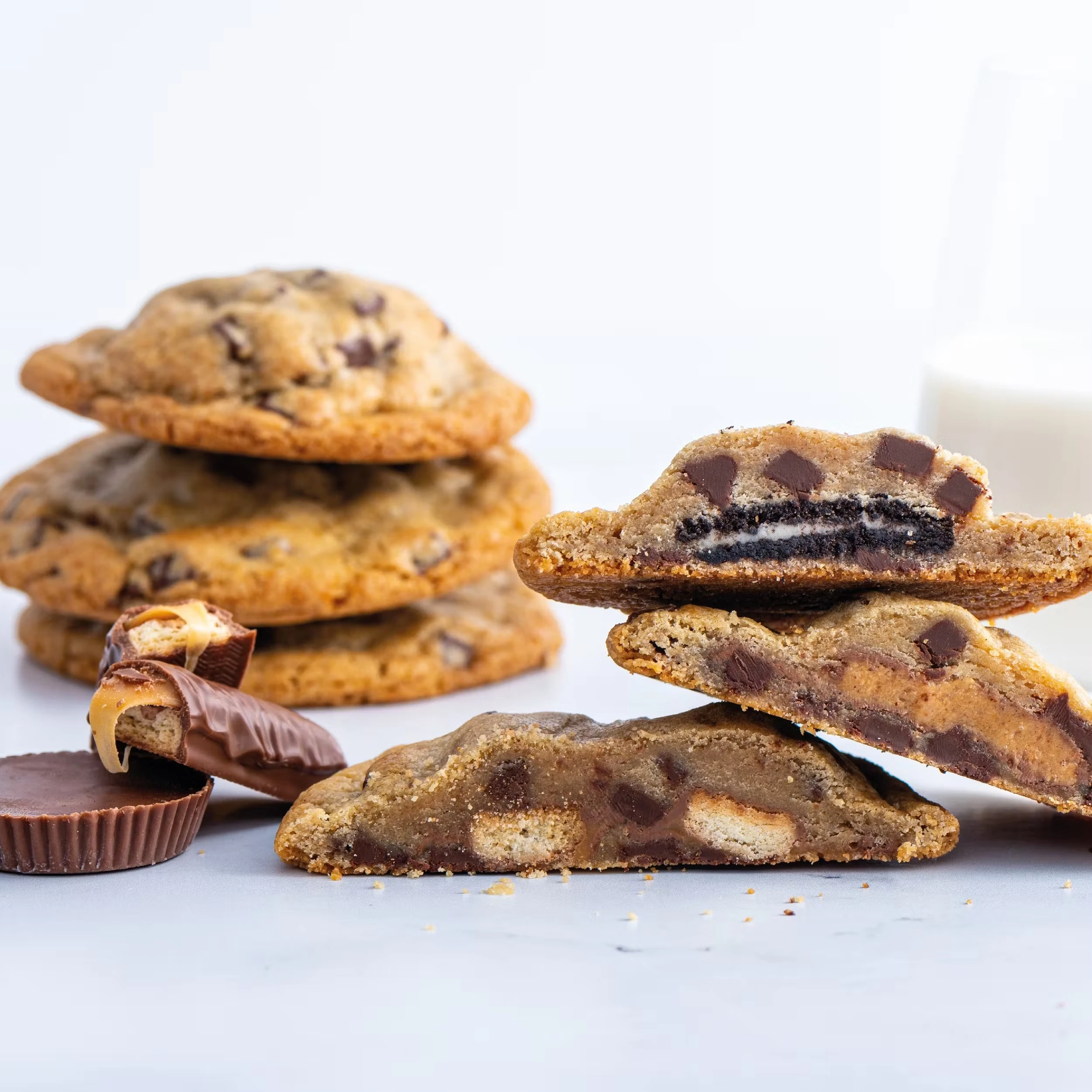 Stuffed Chocolate Chip Cookies - Choose Your Own 12 Pack
