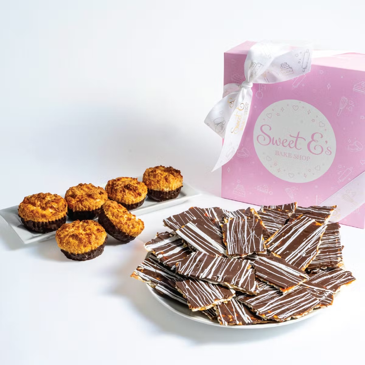 Passover Macaroons + Matzo Crunch Combo