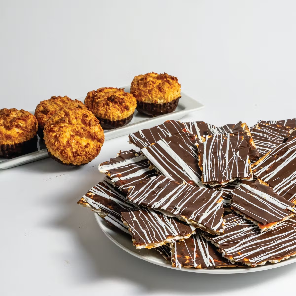 Passover Macaroons + Matzo Crunch Combo