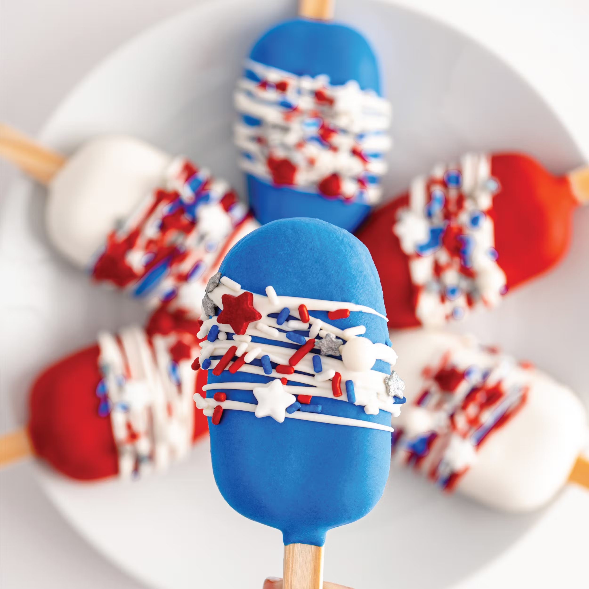 July 4th Cakesicles