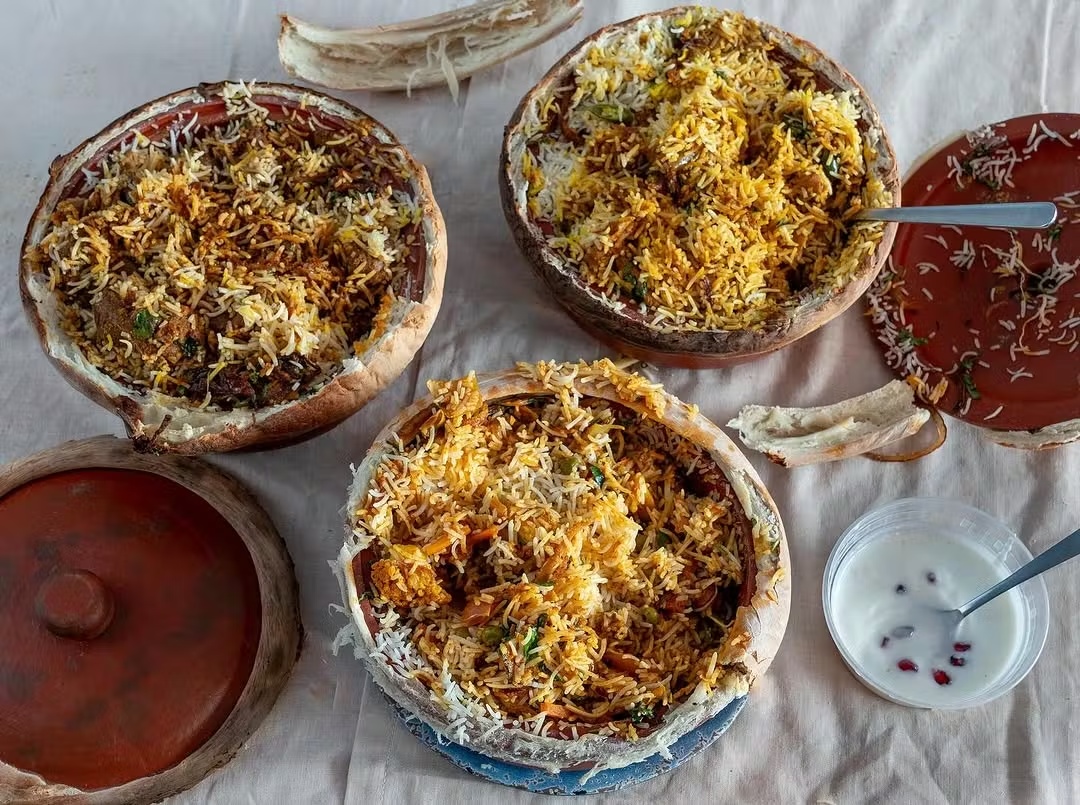 Biryani Bols in Clay Pot for 6-8 - Choose Your Own