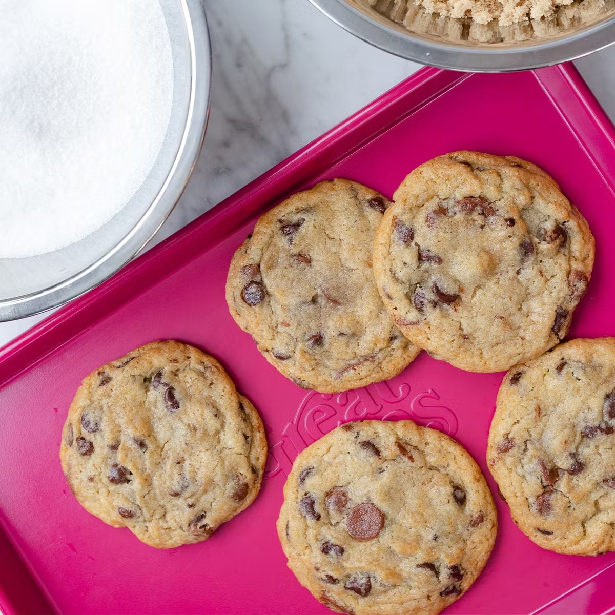 "Half-Baked" Chocolate Chip Cookies