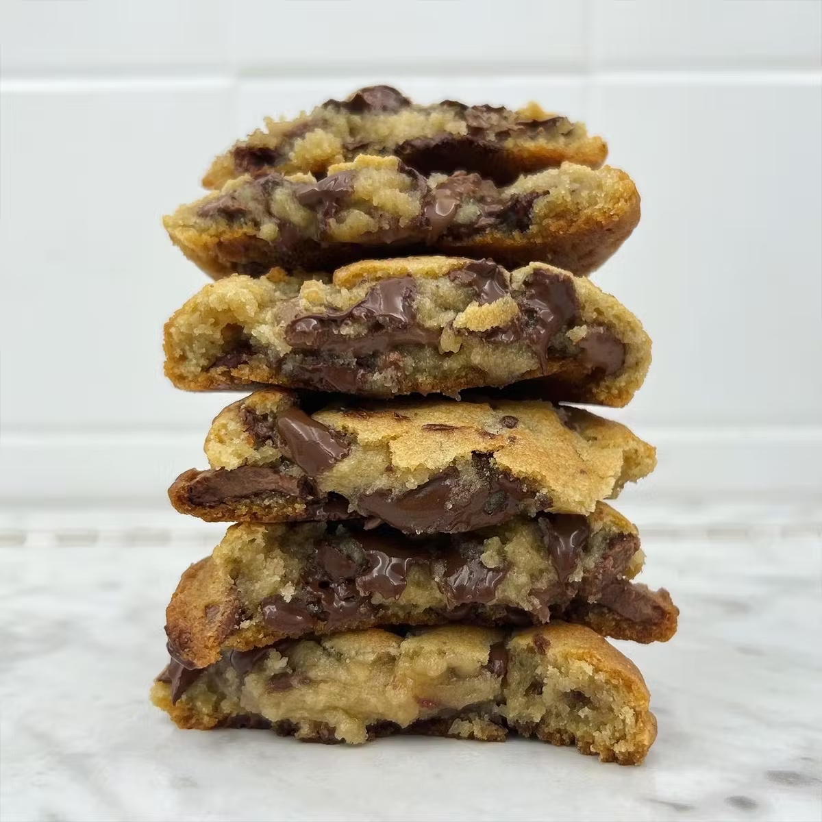 "Half-Baked" Chocolate Chip Cookies