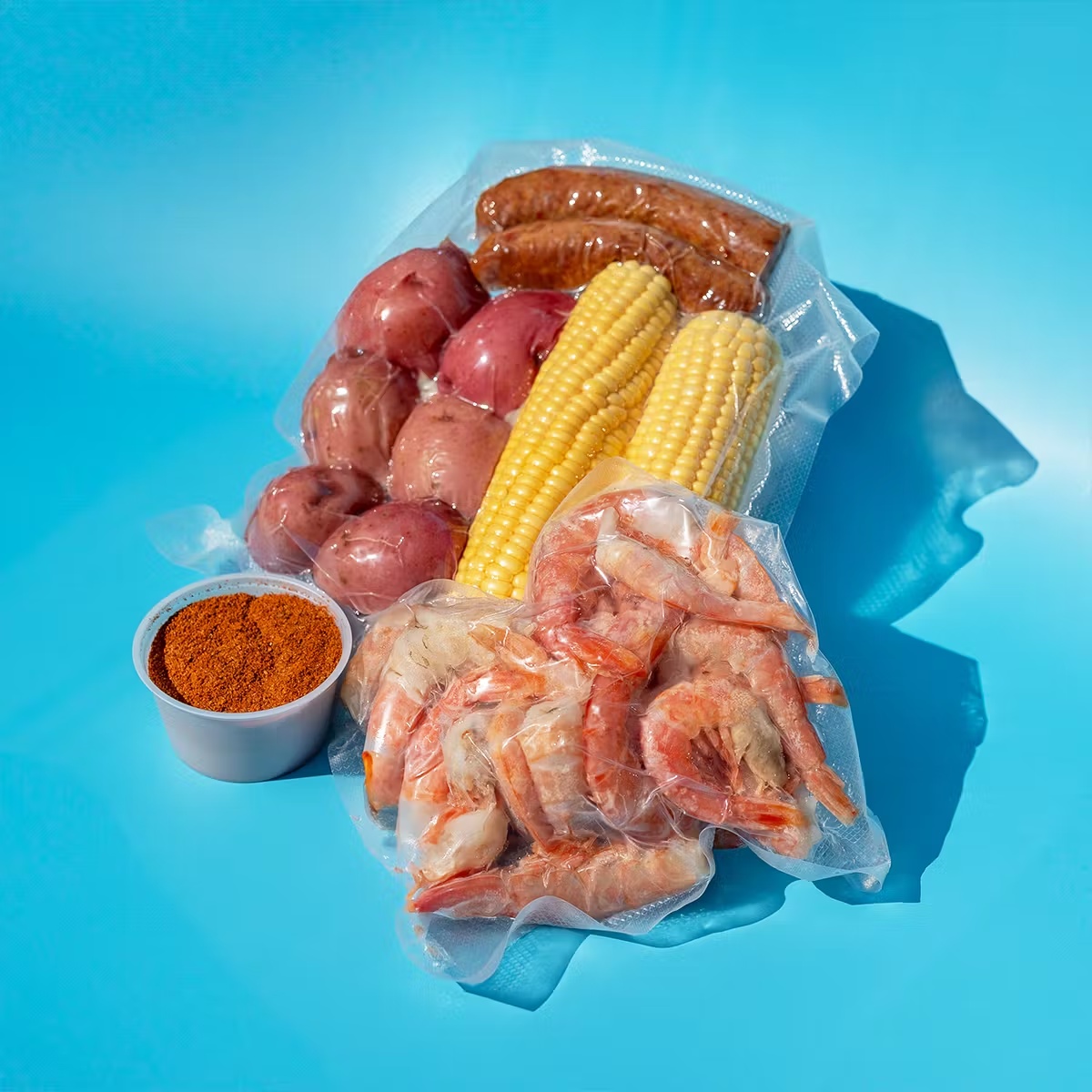 Royal Red Shrimp Low Country Boil for 4