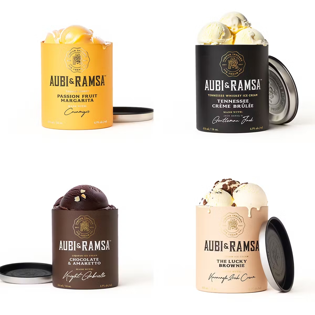 Liquor-Infused Ice Cream - Choose Your Own 4 Pints