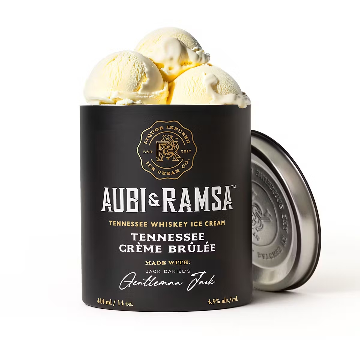 Jack Daniel's Infused Tennessee CrÃ¨me BrÃ»lÃ©e Ice Cream - 4 Pints