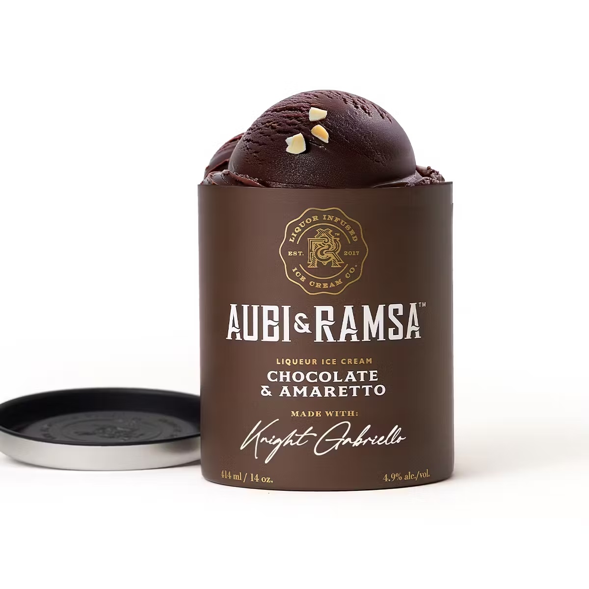 Knight Gabriello Liquor-Infused Chocolate & Amaretto Ice Cream - 4 Pints