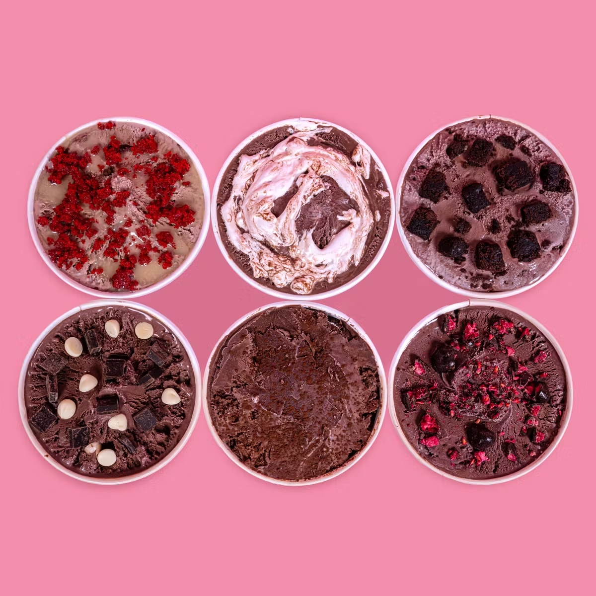 Chocolate Lovers Ice Cream Collection - 6 Pints