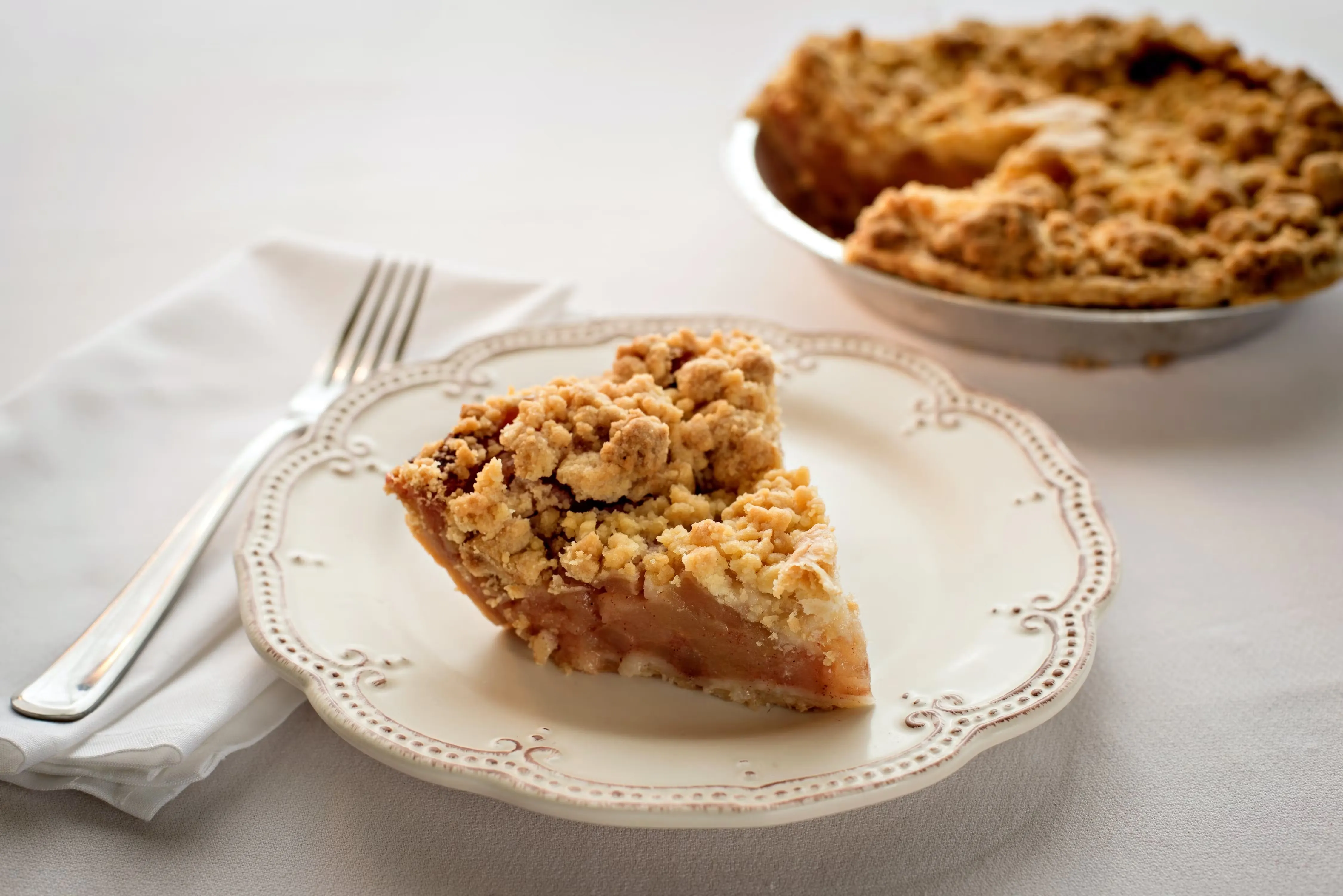 Peninsula Apple Crumb Pie