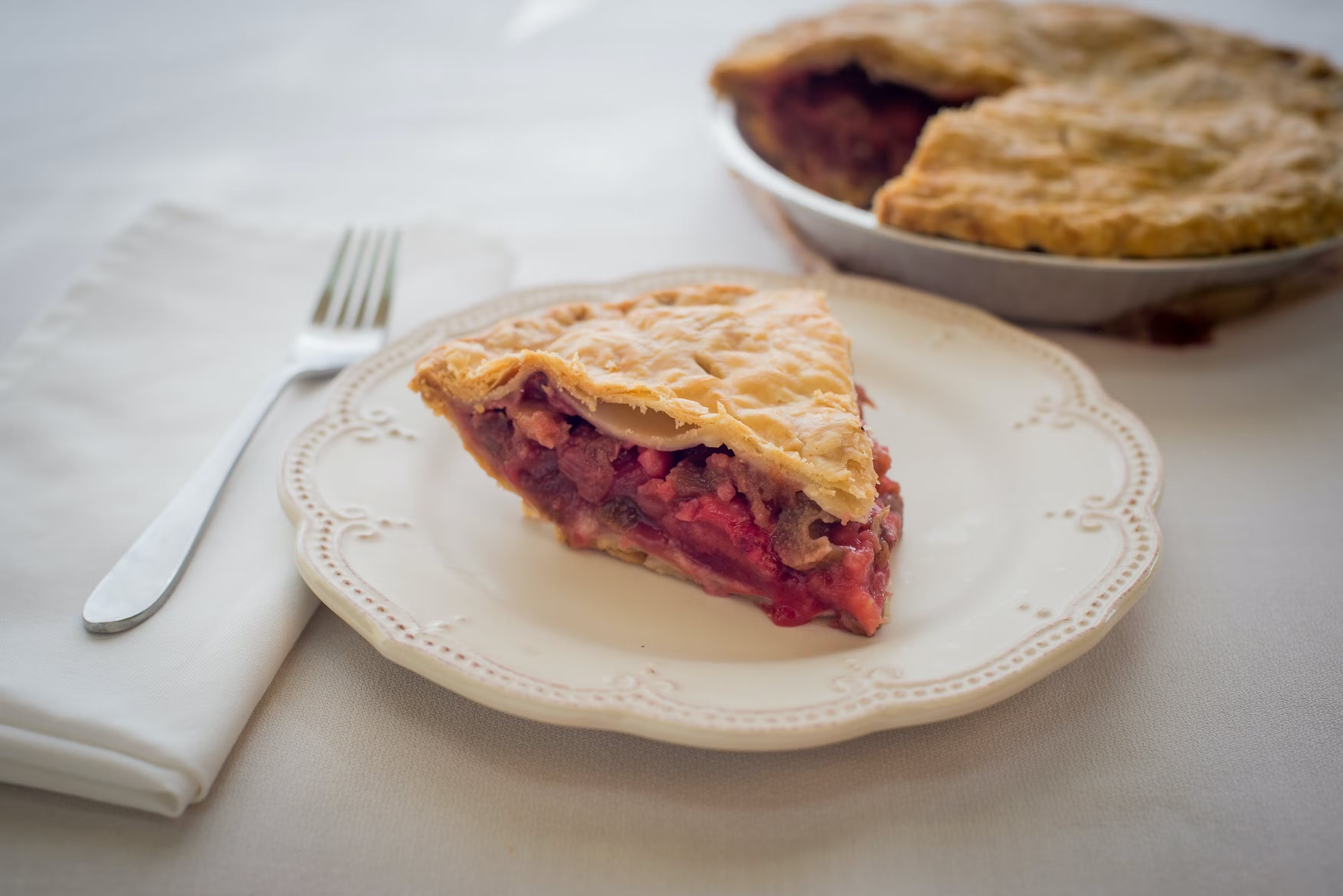 Fire House Strawberry Rhubarb Pie