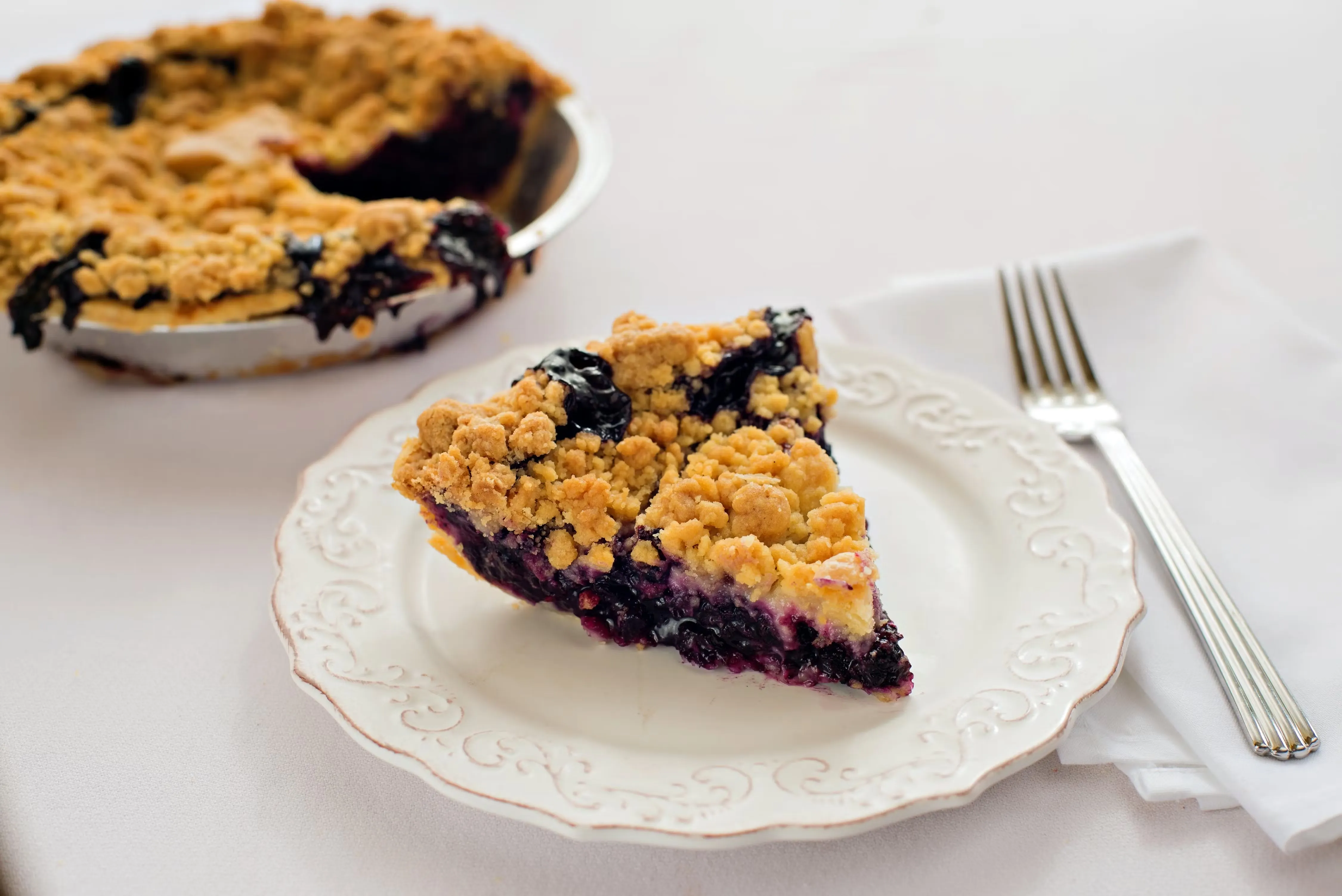 West Bay Blueberry Crumb Pie