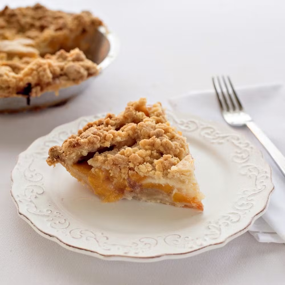 Glen Haven Peach Crumb Pie