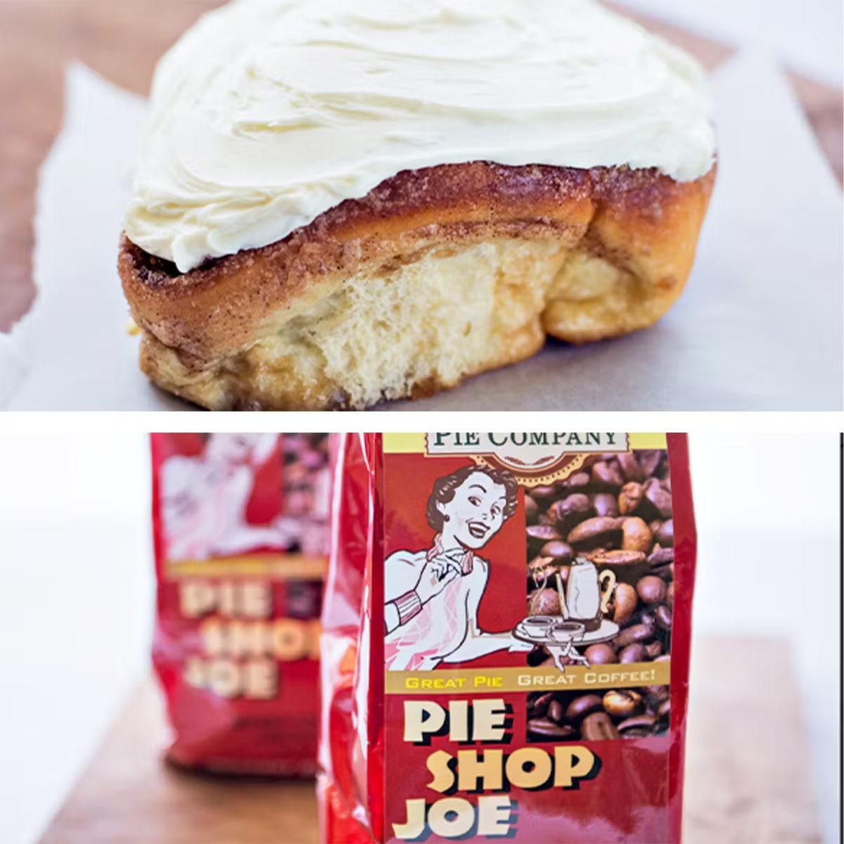 Cinnamon Roll + Cherry Coffee Bundle