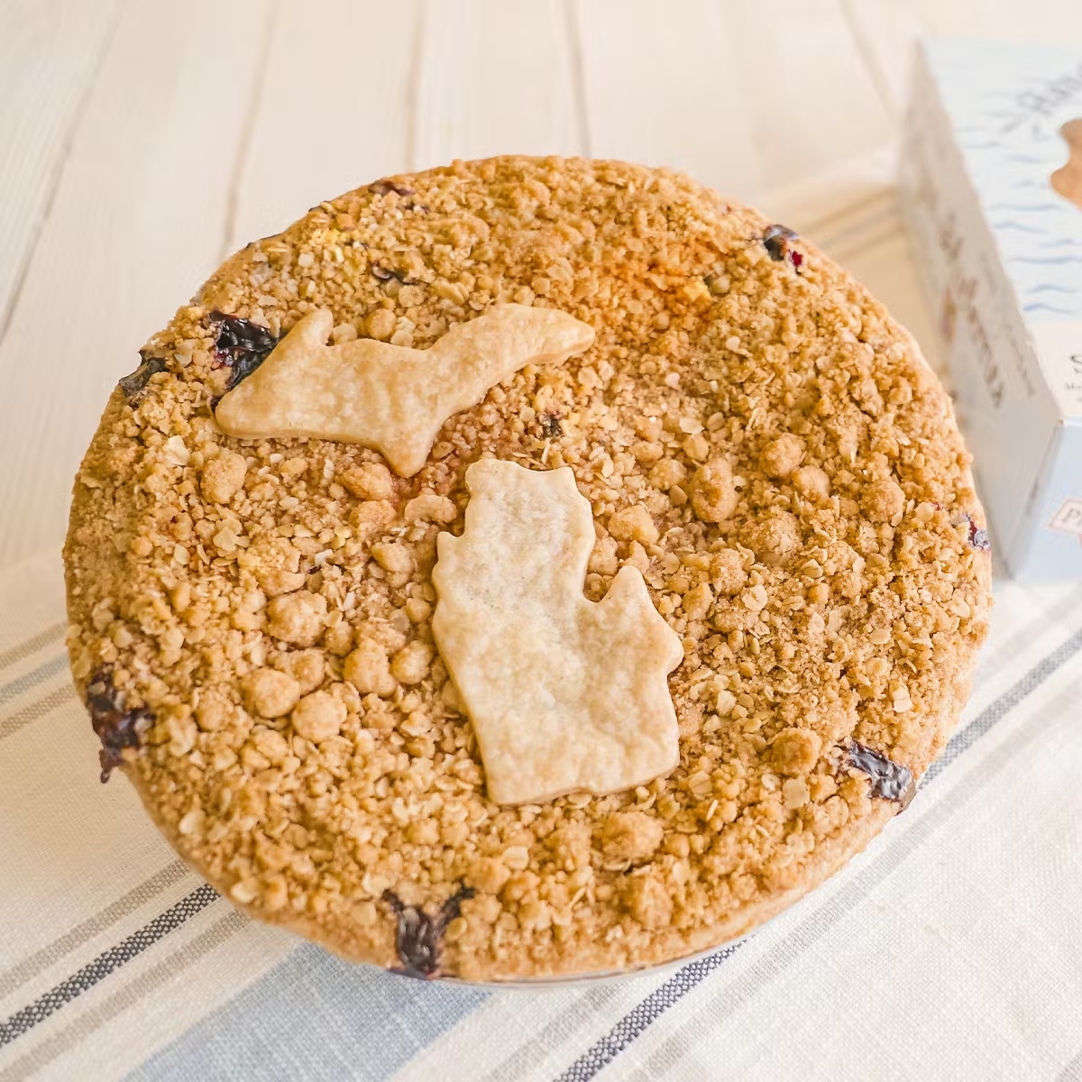 Pure Michigan Cherry Blueberry Pie