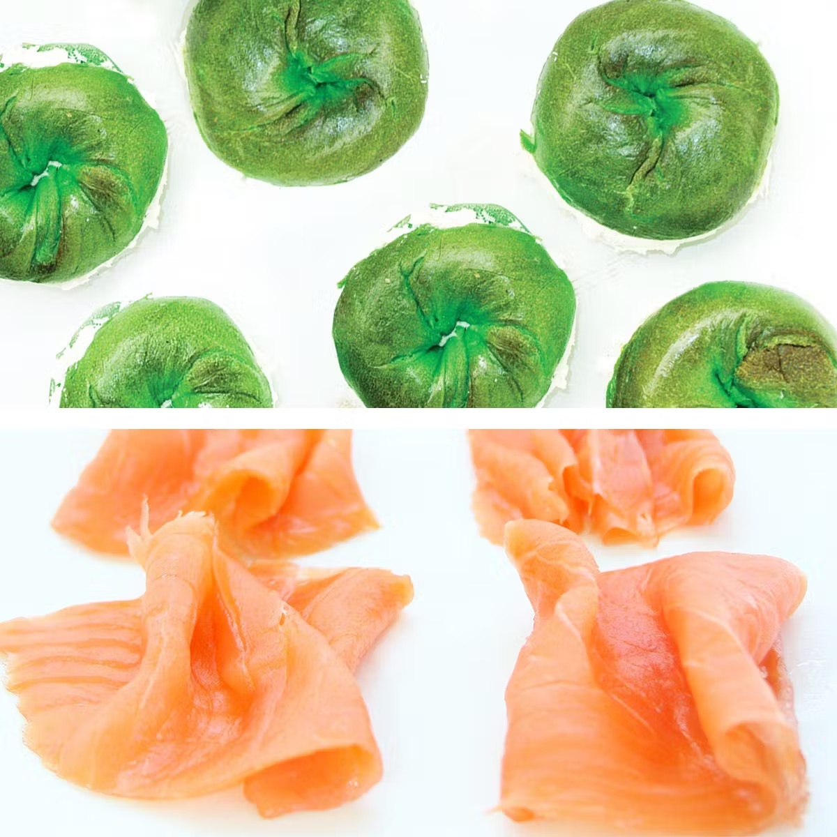 St. Patrick's Day Green Bagel Brunch for 6