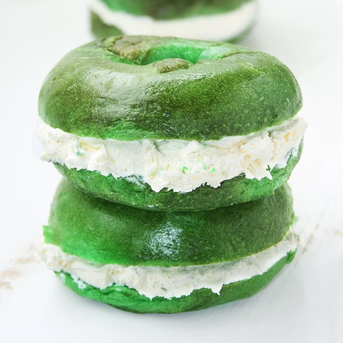 St. Patrick's Day Green Bagel Brunch for 6