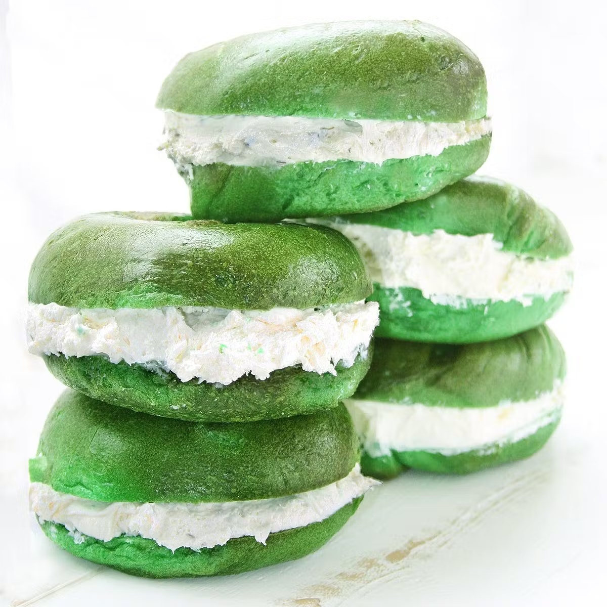 St. Patrick's Day Green Bagel Brunch for 12