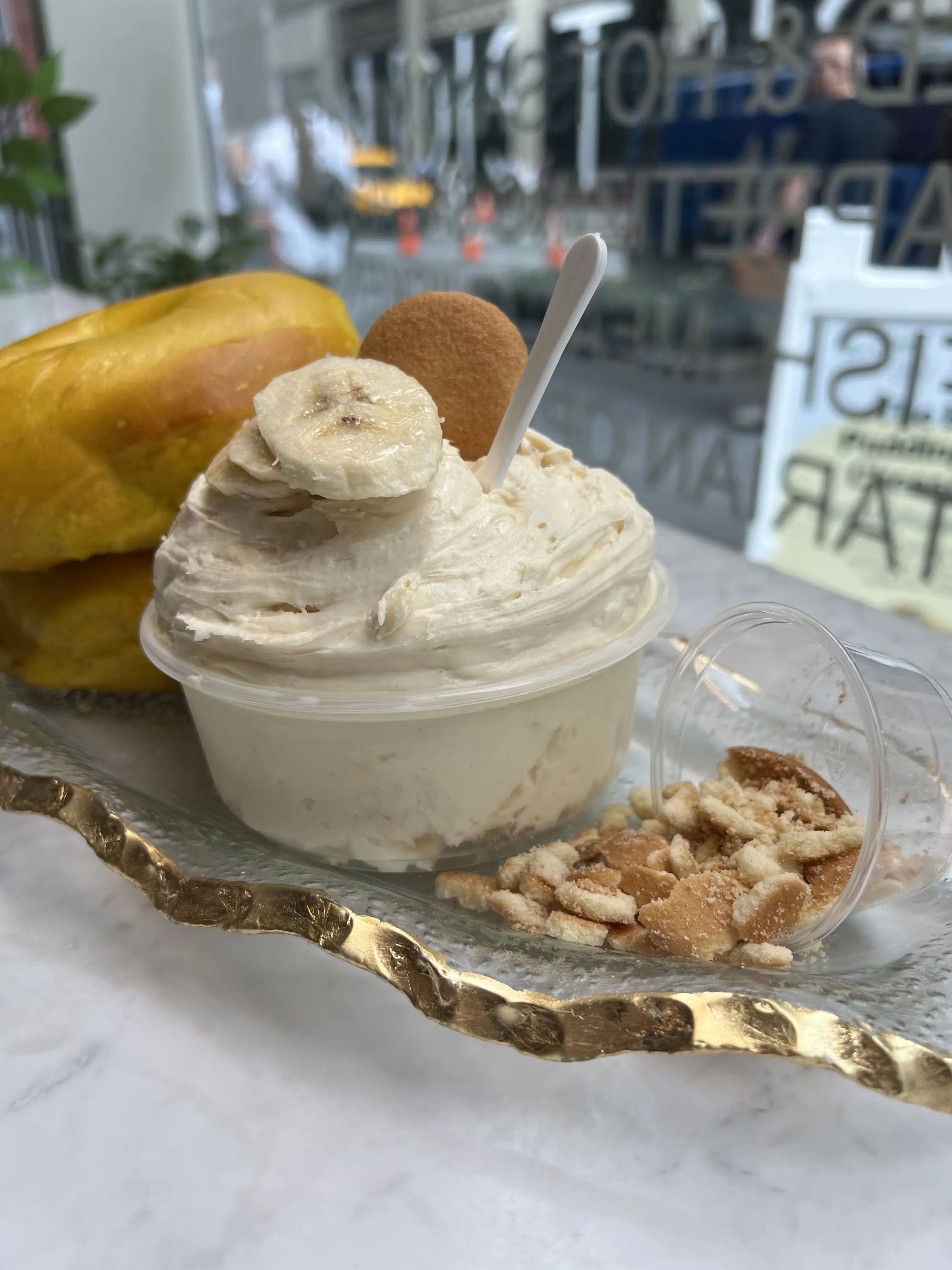 Ess-a-Bagel x Magnolia Bakery's Bagels + Banana Pudding Cream Cheese
