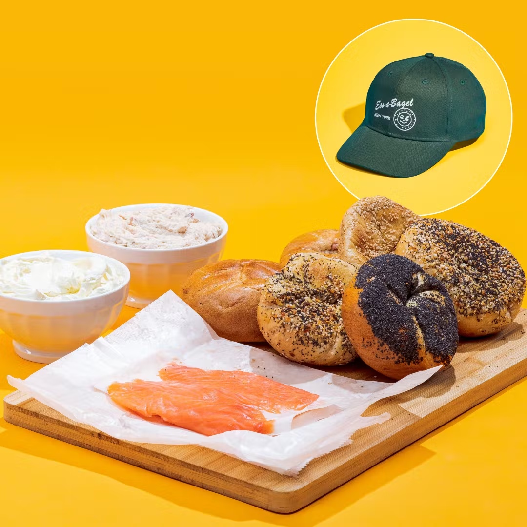 New York Bagel Brunch for 6 + Hat Gift Set