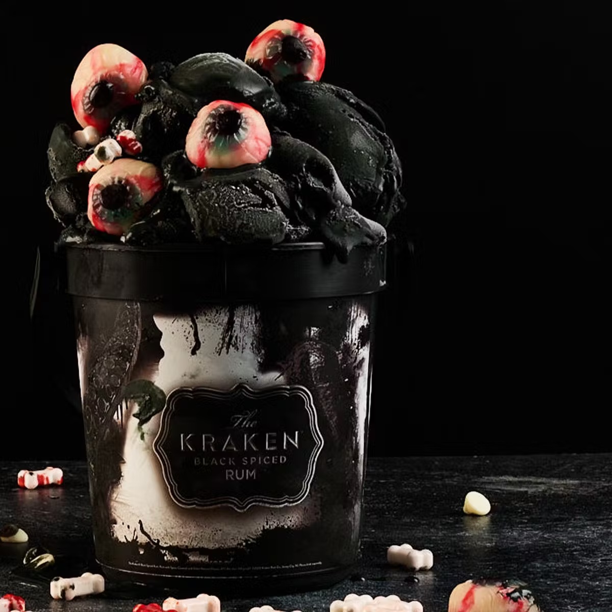 "Kraken Ship Wrecked" Boozy Ice Cream - 4 Pints