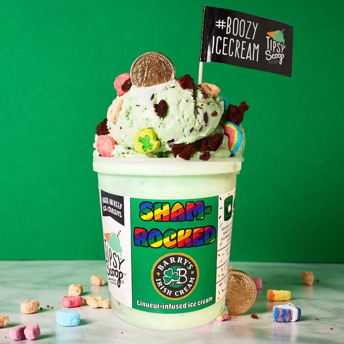 Sham-Rocked Boozy Ice Cream - 4 Pints
