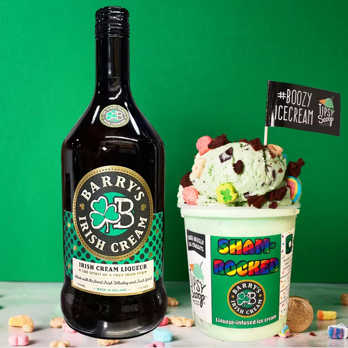 Sham-Rocked Boozy Ice Cream - 4 Pints