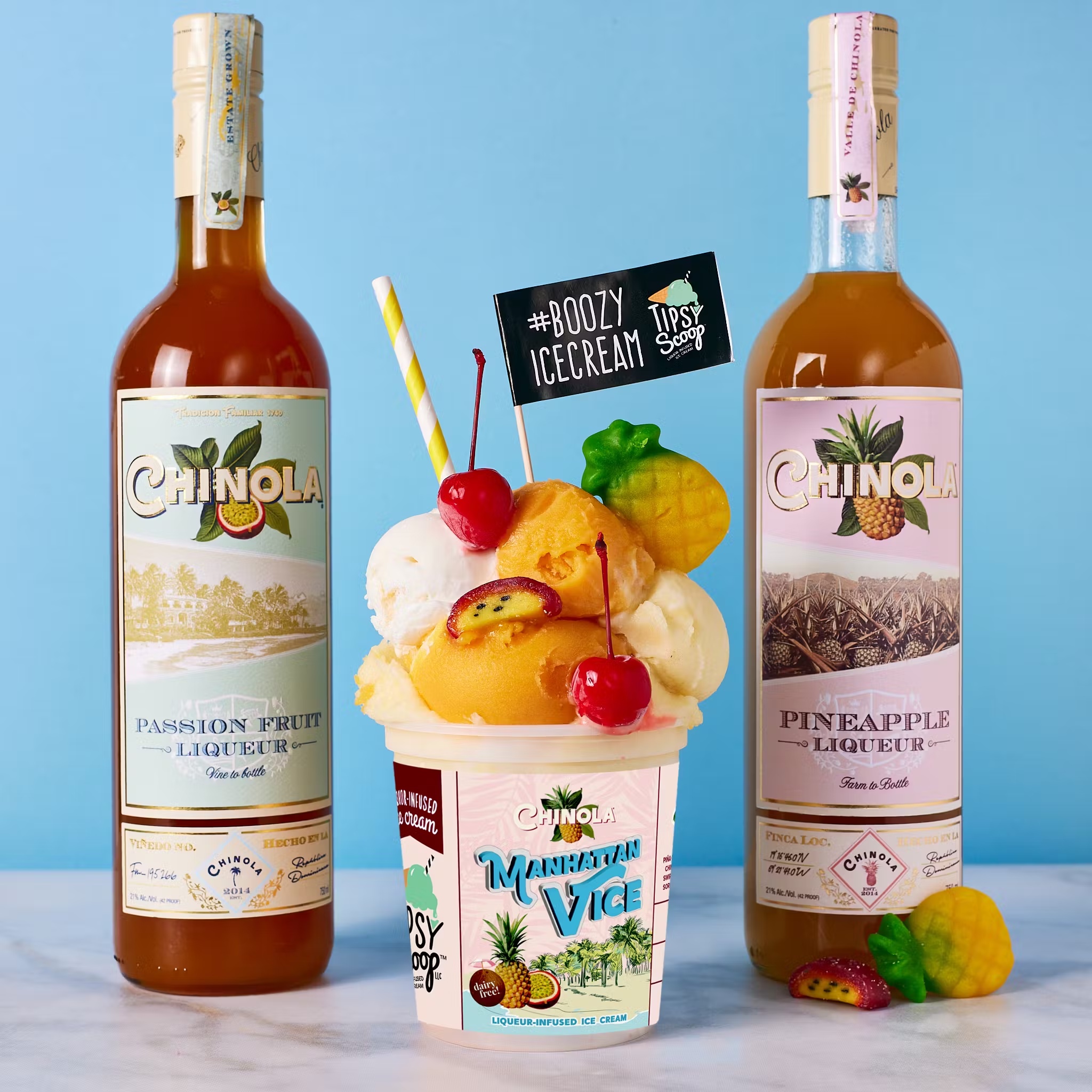 Chinola Manhattan Vice Boozy Dairy-Free Ice Cream - 4 Pints