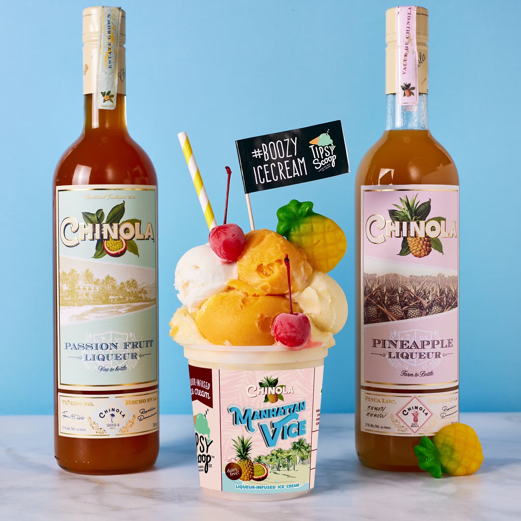 Chinola Manhattan Vice Boozy Dairy-Free Ice Cream - 4 Pints