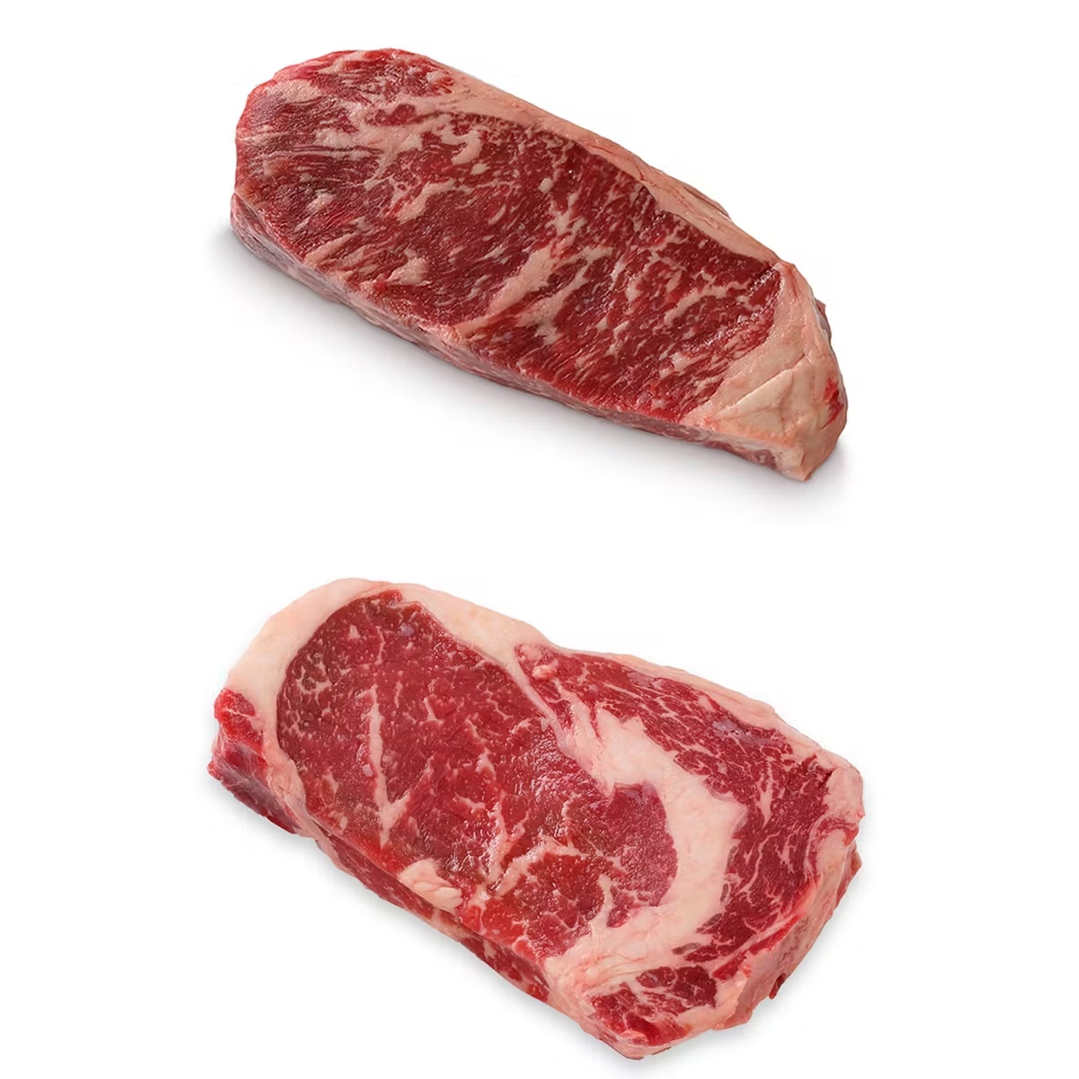USDA Prime NY Strip Steak + Ribeye Combo