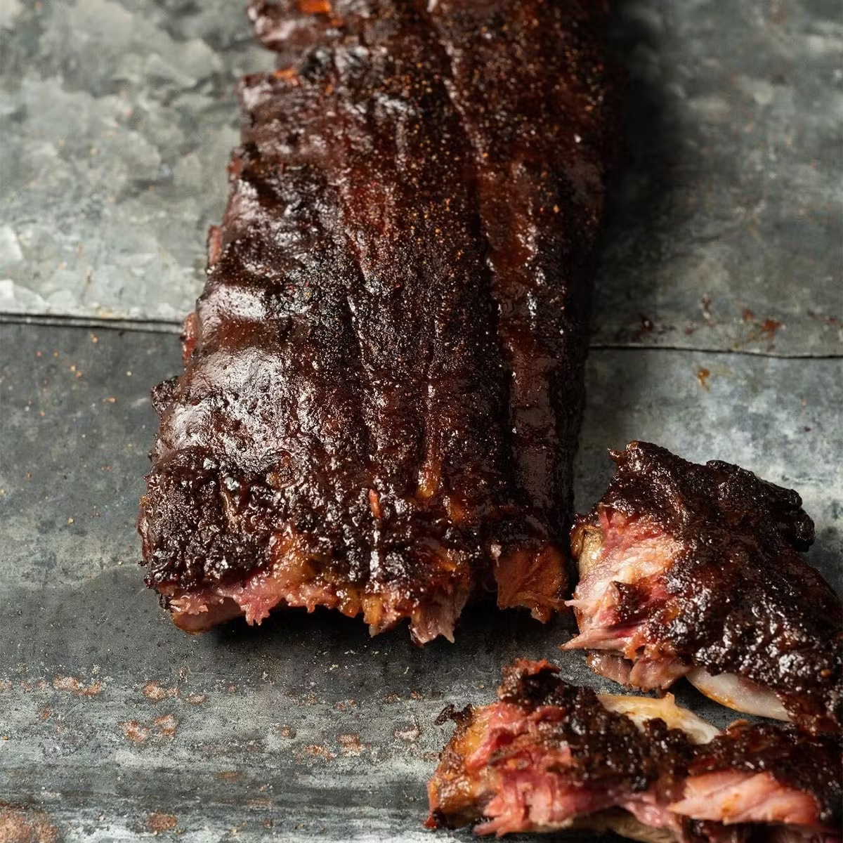 Memphis Style Ribs - Buy 2 Slabs + Sauce + Rub, Get 1 Slab FREE