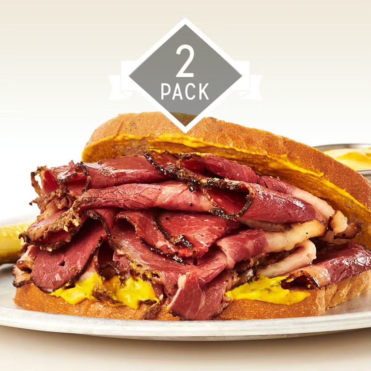Prime Smoked Brisket Sandwich Pack for 2