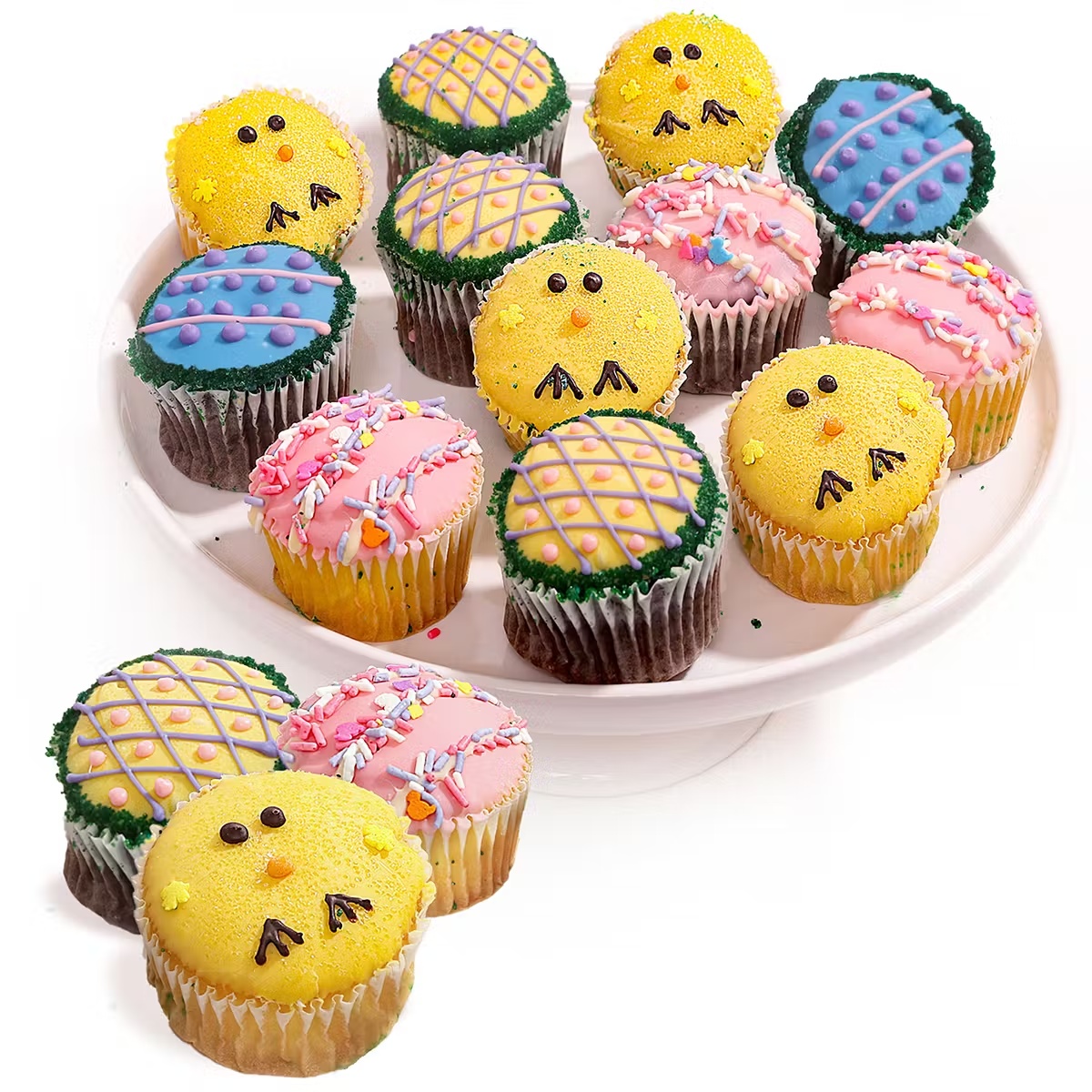 Easter Chocolate Dipped Cupcakes - 12 Pack