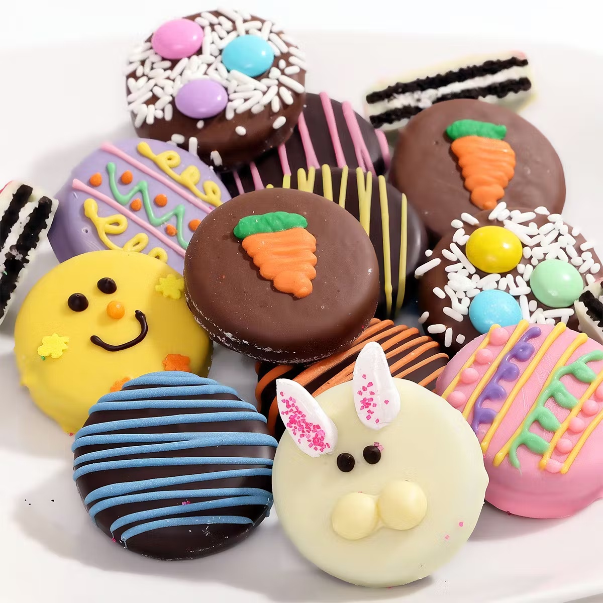 Easter Belgian Chocolate Dipped OREO Cookies - 12 Pack