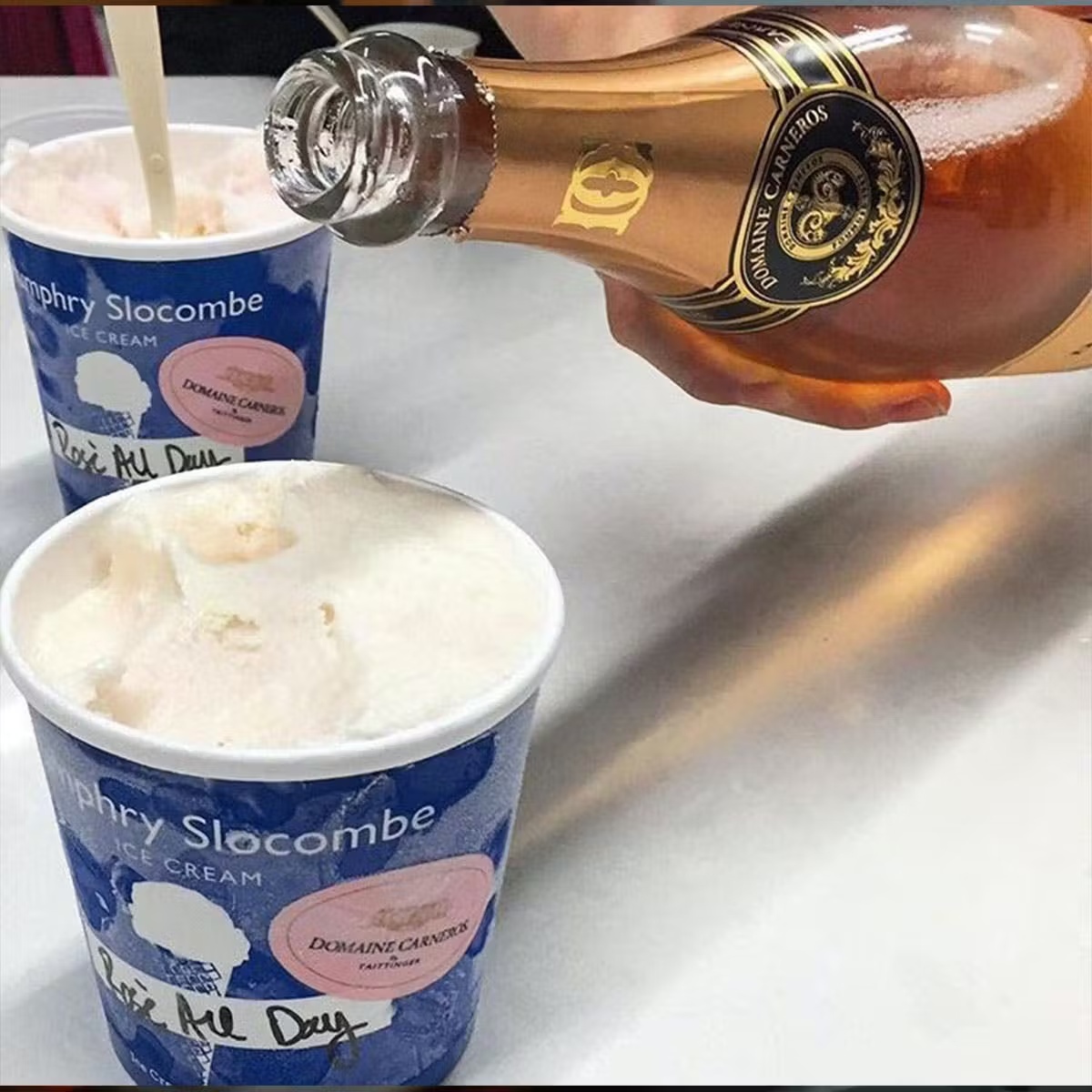 Domaine Carneros RosÃ¨ Boozy Ice Cream - 4 Pints