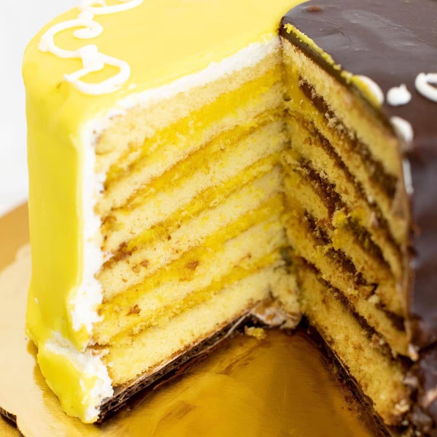 The Half/Half Doberge Cake