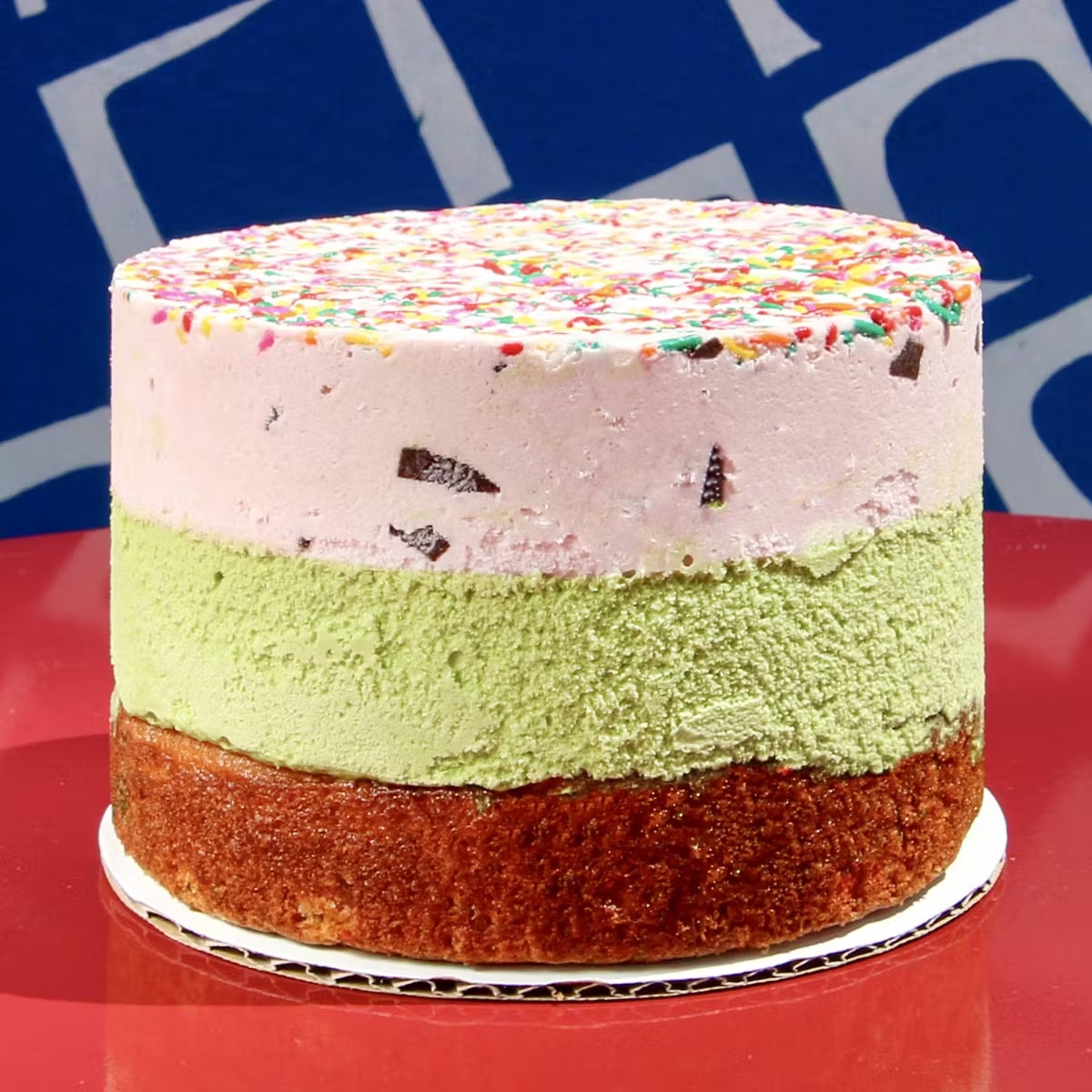 Small Celebration Confetti Ice Cream Cake