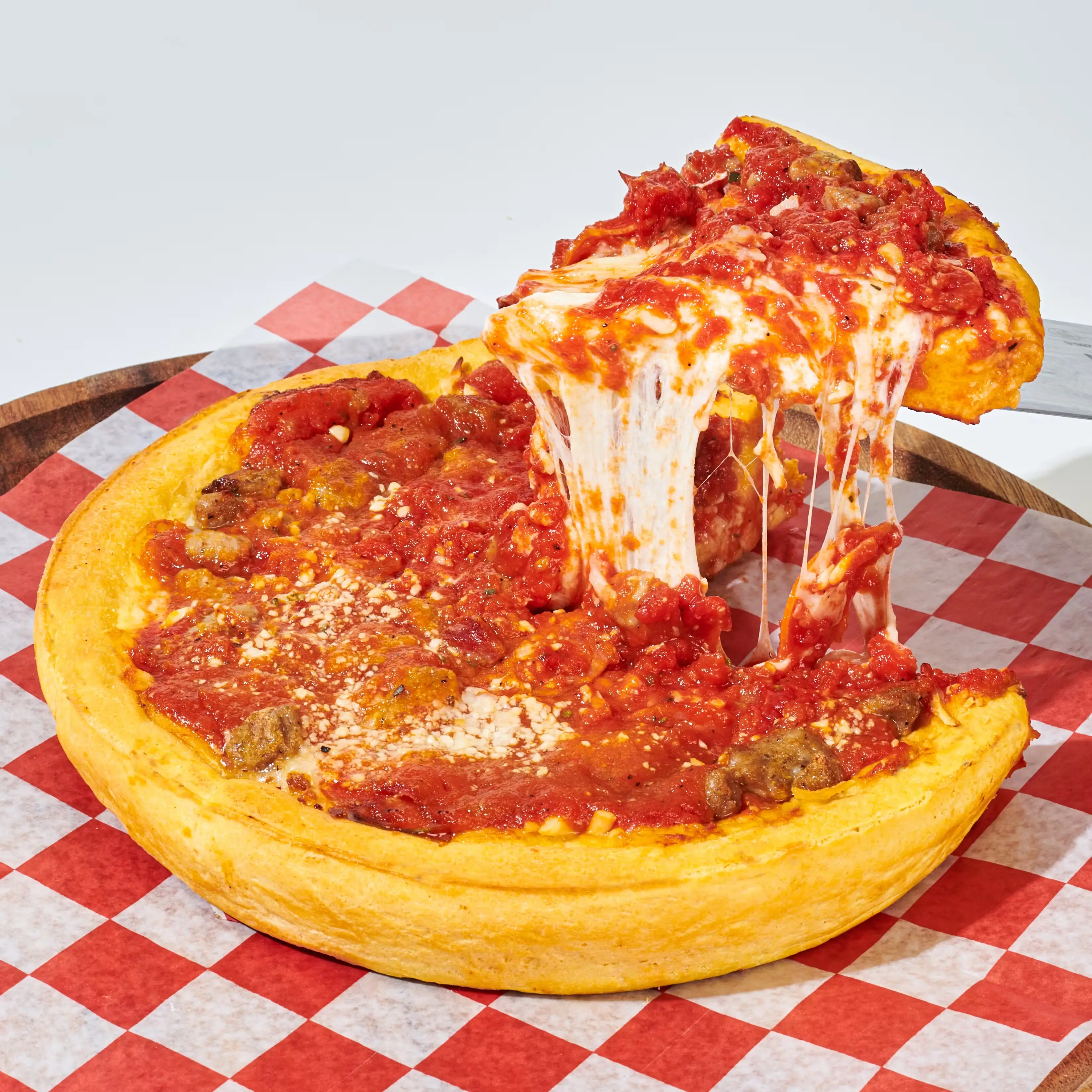 Chicago Deep Dish Crumbled Sausage Pizza Box - 3 Pack