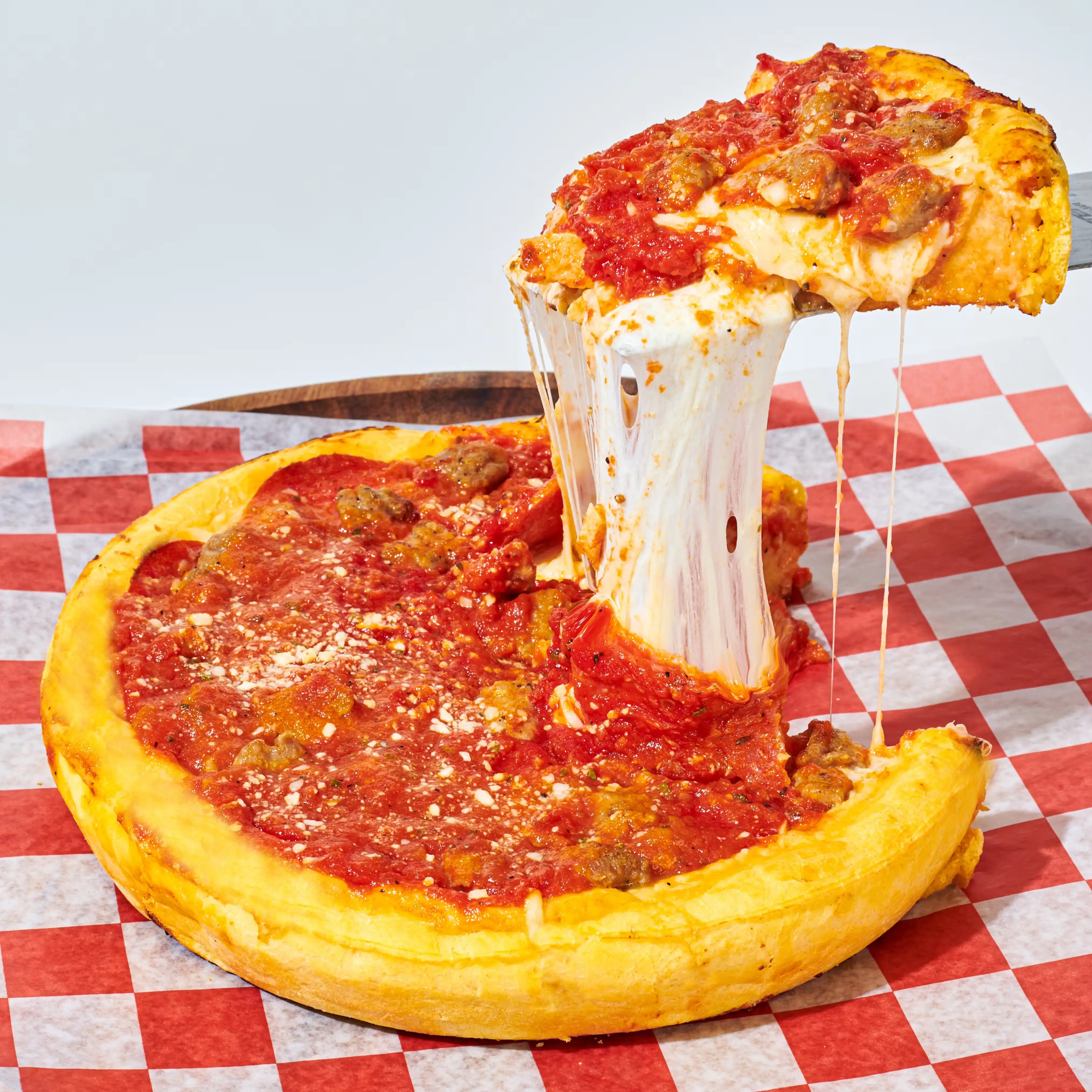 Chicago Deep Dish Sausage & Pepperoni Pizza Box - 3 Pack