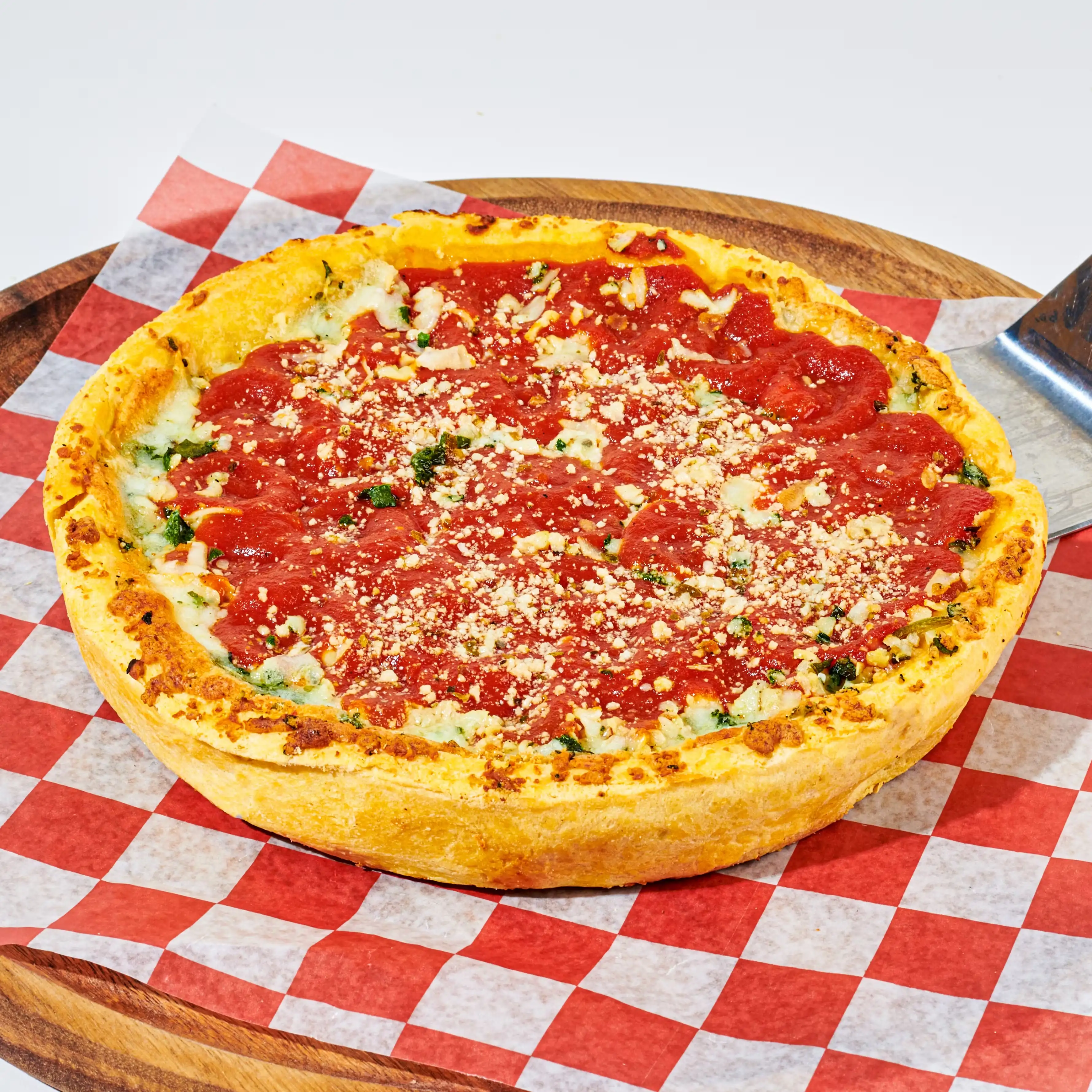Chicago Deep Dish Spinach Pizza Box - 3 Pack